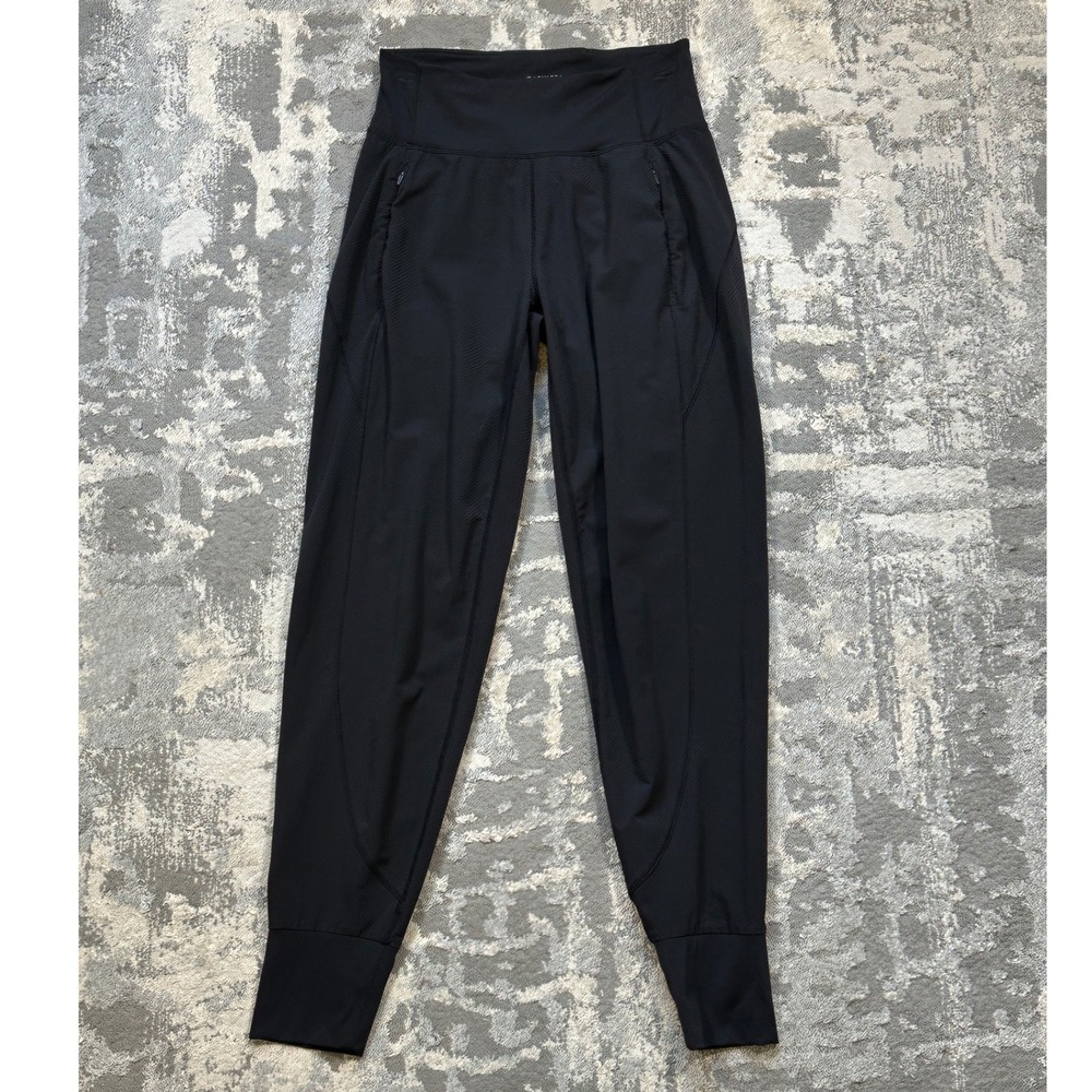 Athleta Distance Jogger High Rise Zip Pocket XXS Black Active Running Pants